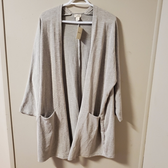 DONNI. | RIB SWEATER COAT - Picture 4 of 8